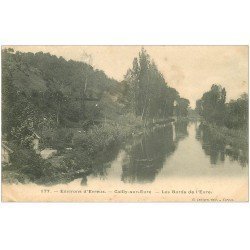 carte postale ancienne 27 CAILLY-SUR-EURE. bords de l'Eure