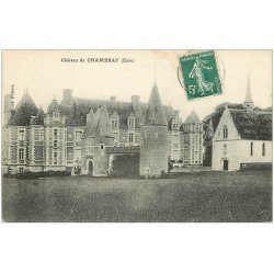 carte postale ancienne 27 CHATEAU DE CHAMBRAY. Damville 1910