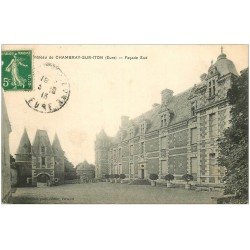 carte postale ancienne 27 CHATEAU DE CHAMBRAY-SUR-ITON 1913