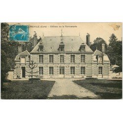 carte postale ancienne 27 CHATEAU DE LA FERRONERIE. Barneville