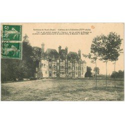 carte postale ancienne 27 CHATEAU DE LA FOLLETIERE 1912