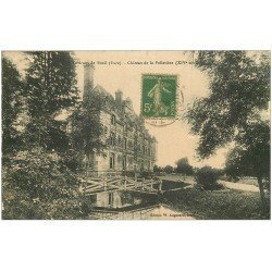 carte postale ancienne 27 CHATEAU DE LA FOLLETIERE 1917