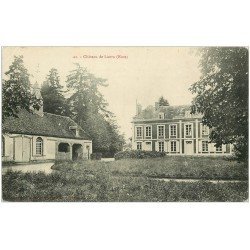 carte postale ancienne 27 CHATEAU DE LIERRU 1916