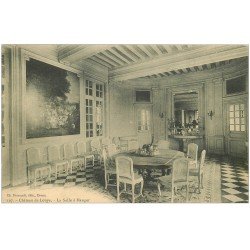 carte postale ancienne 27 CHATEAU DE LOUYE. Salle à Manger