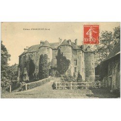 carte postale ancienne 27 CHATEAU D'HARCOURT 1912