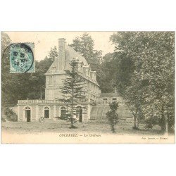 carte postale ancienne 27 COCHEREL. Le Château 1905