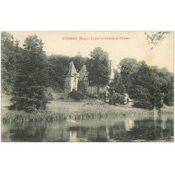 carte postale ancienne 27 COCHEREL. Le Château façade