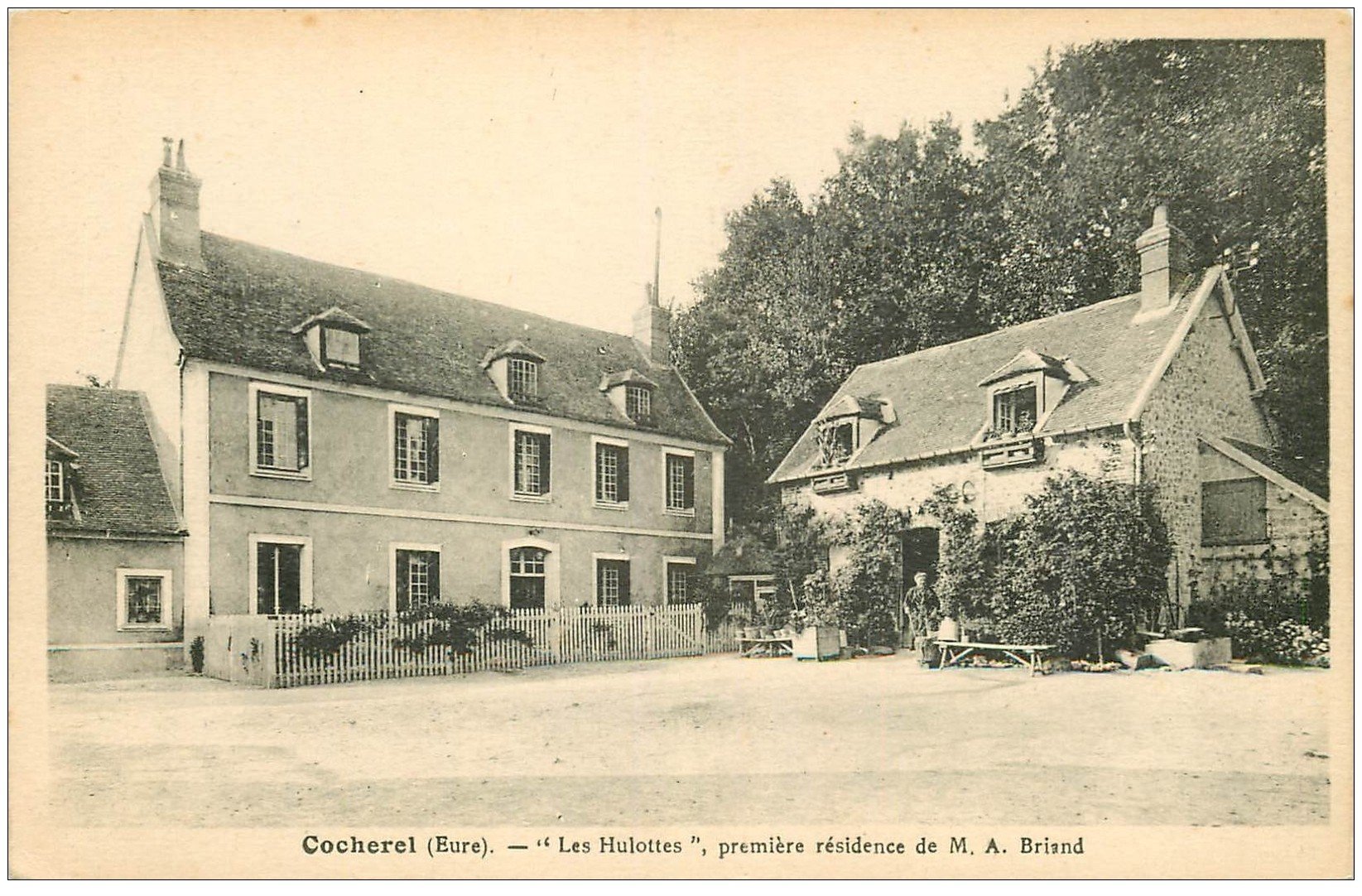 carte postale ancienne 27 COCHEREL. Les Hulottes de Briand