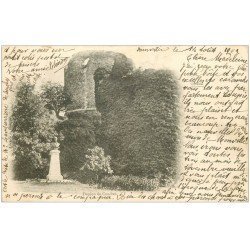 carte postale ancienne 27 CONCHES. Le Donjon 1902