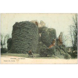 carte postale ancienne 27 CONCHES. Le Donjon couleurs