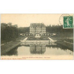 carte postale ancienne 27 CONDE-SUR-ITON. Château 1912