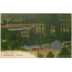 carte postale ancienne 27 CORMEILLES. Panorama