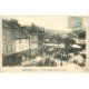 carte postale ancienne 27 CORMEILLES. Place du Marché Route de Blagy 1905