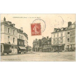 carte postale ancienne 27 CORMEILLES. Rue de Malou 1908