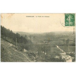 carte postale ancienne 27 CORMEILLES. Vallée Calonne 1912