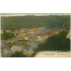 carte postale ancienne 27 CORMEILLES. Vue générale