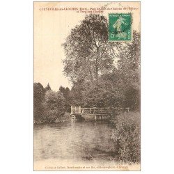 carte postale ancienne 27 CORNEVILLE-LES-CLOCHES. Pont Trou aux Cloches