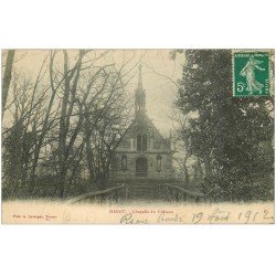 carte postale ancienne 27 DANGU. Chapelle du Château 1912
