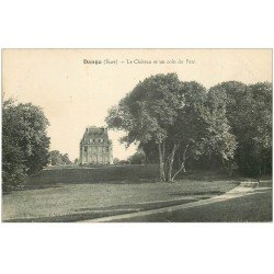 carte postale ancienne 27 DANGU. Château et Parc