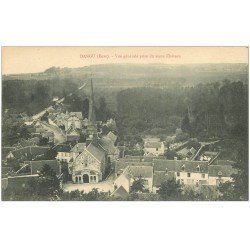 carte postale ancienne 27 DANGU. Vue générale