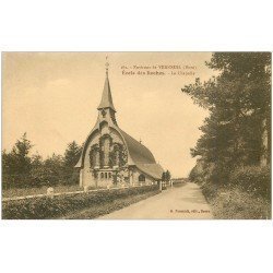 carte postale ancienne 27 ECOLE DES ROCHES. La Chapelle