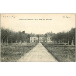 carte postale ancienne 27 ESCROVILLE-MONTAURE. Château de la Garde-Chatel