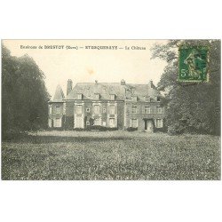 carte postale ancienne 27 ETURQUERAYE. Château d'Amfreville 1917
