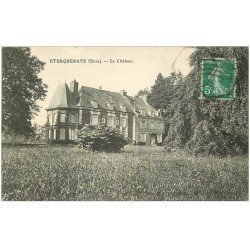 carte postale ancienne 27 ETURQUERAYE. Château d'Amfreville 1917 bis