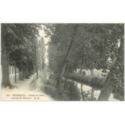 carte postale ancienne 27 EVREUX. Avenue de Breteuil