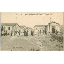 carte postale ancienne 27 EVREUX. Baraquements Militaires 1918