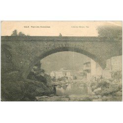 carte postale ancienne 07 VALS-LES-BAINS. Pont des Vivaraises 1905