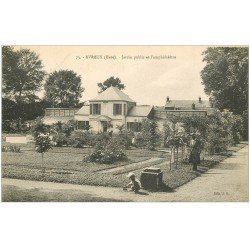 carte postale ancienne 27 EVREUX. Jardin Public et Amphithéâtre animation