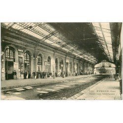 carte postale ancienne 27 EVREUX. La Gare