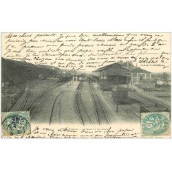 carte postale ancienne 27 EVREUX. La Gare et les Quais 1903