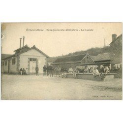 carte postale ancienne 27 EVREUX. Lavoir Baraquements Militaires