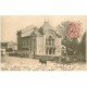 carte postale ancienne 27 EVREUX. Le Théâtre 1903 avec Cantonniers Paveurs