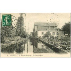carte postale ancienne 27 EVREUX. Moulin Route de Breteuil 1913