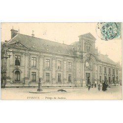 carte postale ancienne 27 EVREUX. Palais de Justice 1904