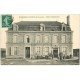 carte postale ancienne 08 AMAGNE-LUCQUY. Hôtel de la Gare Laplanche et Buvette Billard