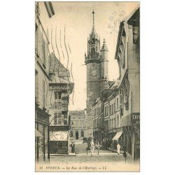 carte postale ancienne 27 EVREUX. Rue de l'Horloge 1931