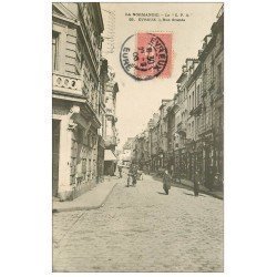 carte postale ancienne 27 EVREUX. Rue Grande 1906