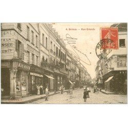 carte postale ancienne 27 EVREUX. Rue Grande 1908