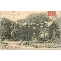 carte postale ancienne 27 FLEURY-SUR-ANDELLE. Fontaine Rosette 1907