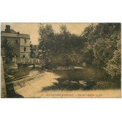 carte postale ancienne 27 FLEURY-SUR-ANDELLE. Vue sur l'Andelle