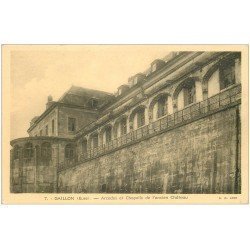 carte postale ancienne 27 GAILLON. Arcades et Chapelle Château