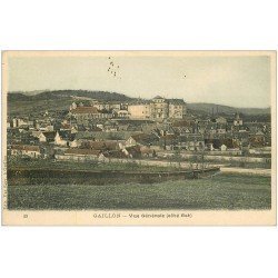 carte postale ancienne 27 GAILLON. Vue générale en couleur