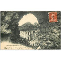 carte postale ancienne 27 GISORS. Tour du Corps de Garde 1915 et Donjon