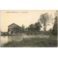 carte postale ancienne 27 GLOS-SUR-RISLE. Le Vieux Moulin 1939