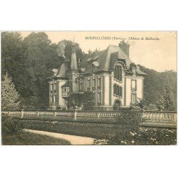 carte postale ancienne 27 GOUPILLIERES. Château de Melleville 1929