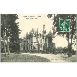 carte postale ancienne 27 GOURNAY-LE-GUERIN. Le Château 1908